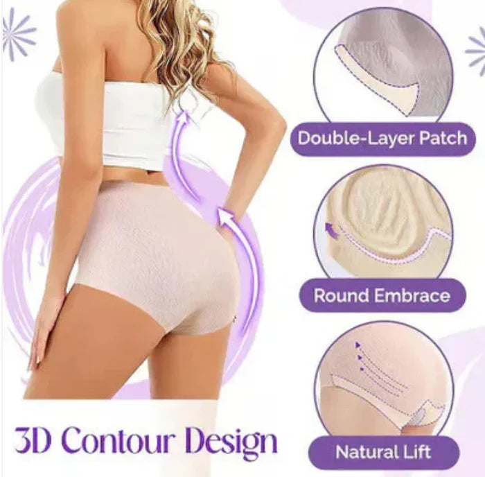 Women's Seamless Underwear for Women (Multicolor) (Pack of 4)