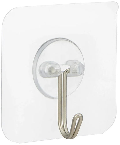 Heavy-Duty Adhesive Wall Hooks Bathroom & Bedroom Hooks (Pack of 20)