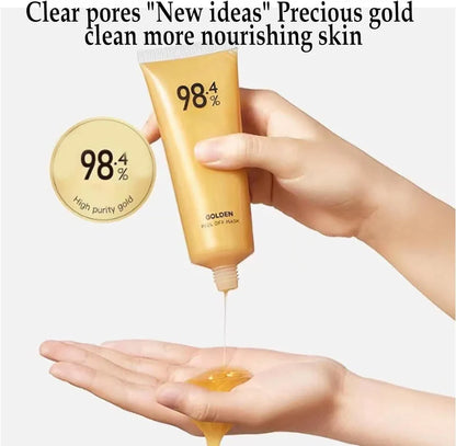 98.4% Gold Foil Peel-Off Mask Buy 1 Get 1 Free - Pack Of 2