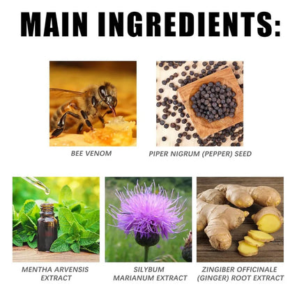 Bee Venom Lymphatic Drainage & Slimming Foot Patches 🌿👣