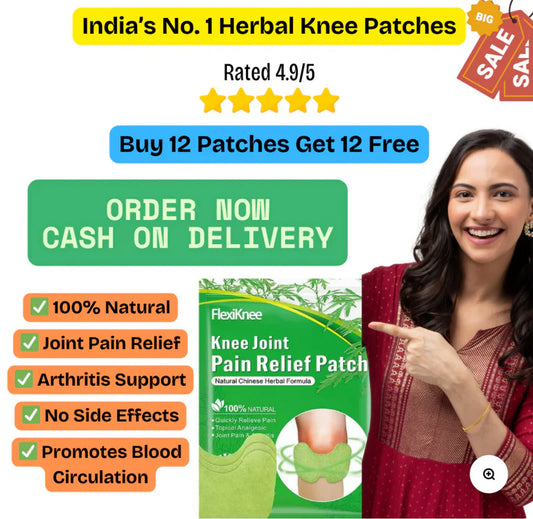 Herbal Knee Pain Relief Patches (24 Patches OFFER)