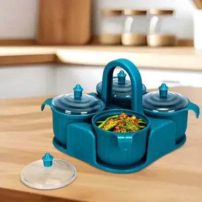 Kwality Mart Spice Set Plastic (1 Piece)
