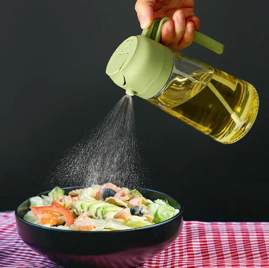 2 in 1 - Portable Sprayer Oil Dispenser - 500ml