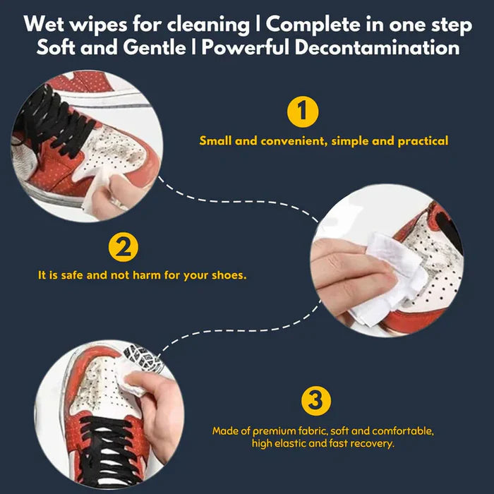 Natural Sneaker & Shoe Cleaner Wipes