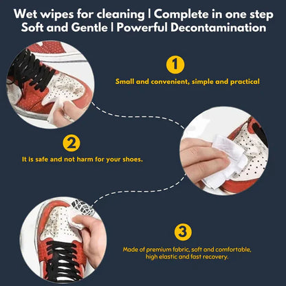Natural Sneaker & Shoe Cleaner Wipes